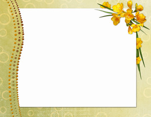 Framework for invitation or congratulation.