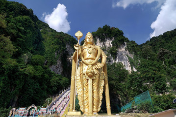 Batu caves and temple Malaysia