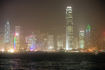 Hong Kong's amazing skyline comes to life in a awe inspiring fes