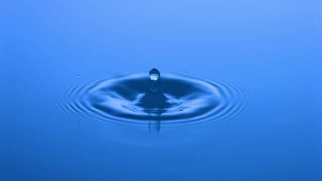 Slow motion water drop