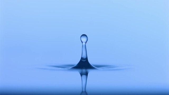 Slow motion water drop