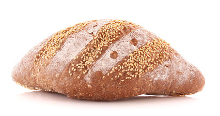 Bread isolated on white
