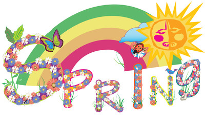 Naklejka premium Spring