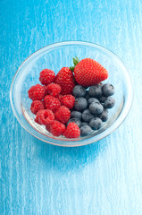 bowl of berry fruits