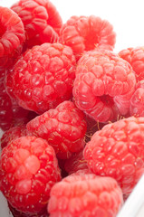 group of raspberries