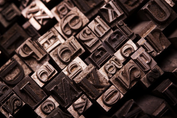 metal font background