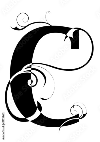 vintage letter s logo vector C y alfabeto