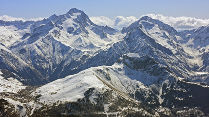 Beautiful french mountain landscape