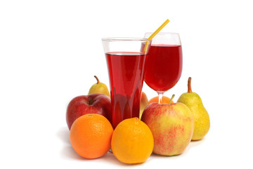 Glass of fresh juice