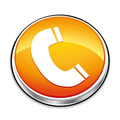 Orange phone button