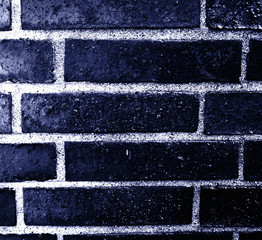 Mauer blau
