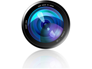 Camera Lens - Blue