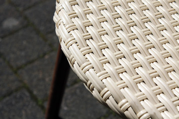 chaise en osier