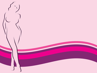 Abstract model background vector