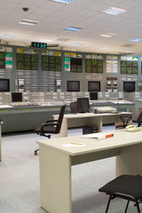 Control room of a russian nuclear power generation plant