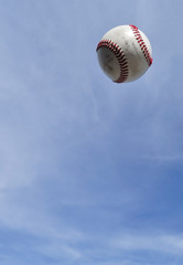 Baseball Flying in the Air
