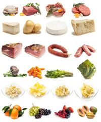 collection of food