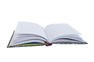 Notebook with the pencil
