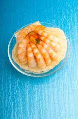 aspic shrimp in the shell