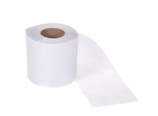 White toilet paper
