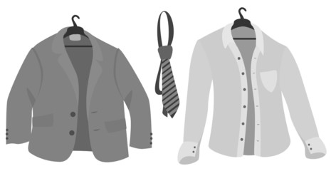 Set of clothes of the man