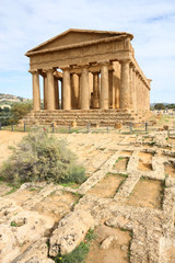 Fototapeta premium Greek temple in Agrigento, Sicily