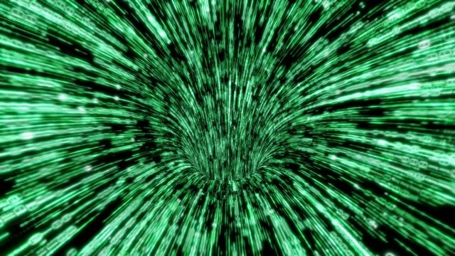 Loopable swift flight through the binary code tube