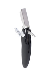 corkscrew isolated on white background
