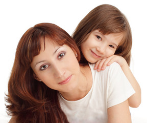 Mother with daughter