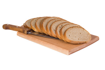 bread on wood board
