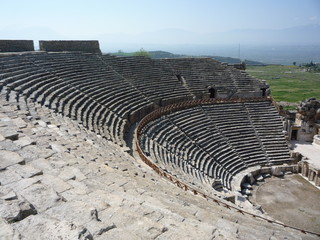 Hierapolis stone roman Amphitheater 