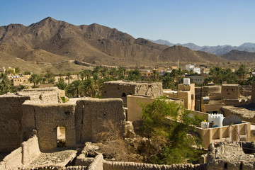 Stadt Bahla im Oman, City Bahla in Oman