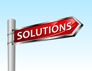 Arrow road sign solutions