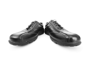 Male shoes isolated on the white background