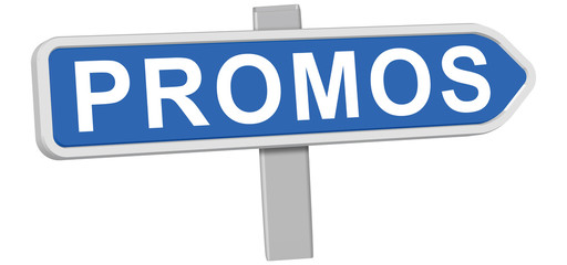 Panneau Promos Bleu