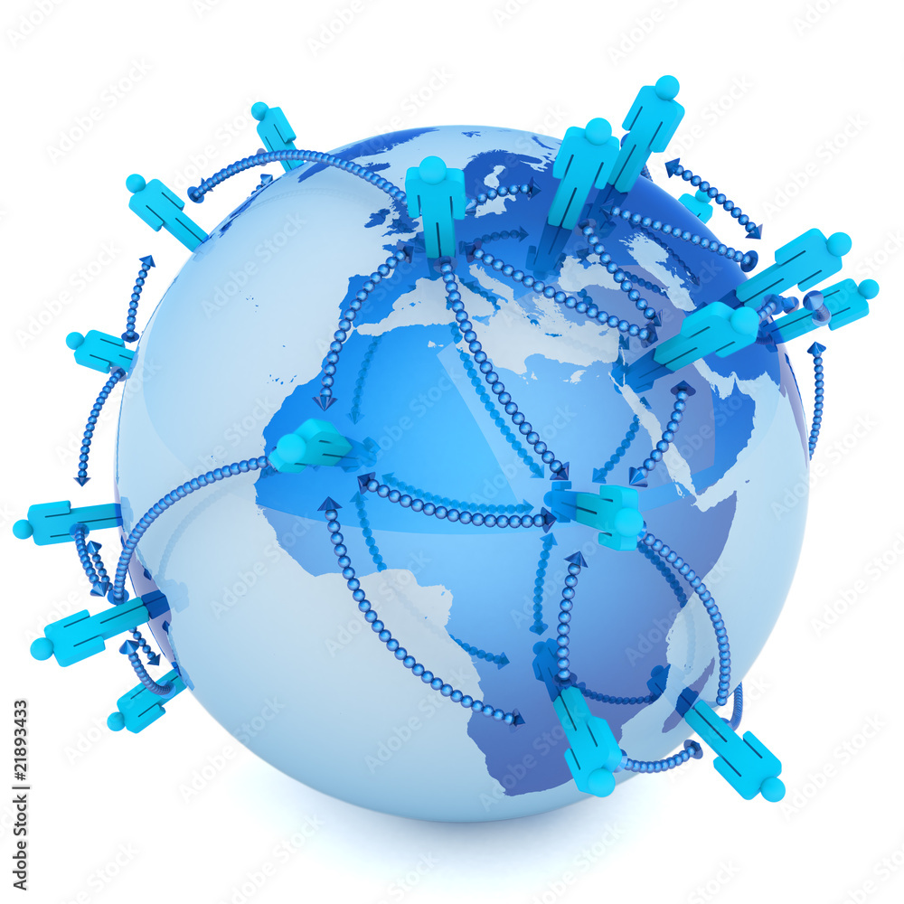 Poster global communication. hi-res digitally generated image.