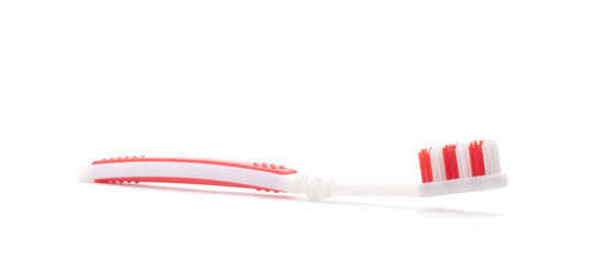 Red toothbrush