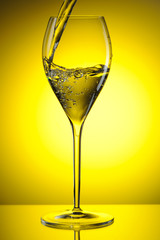Pouring wine
