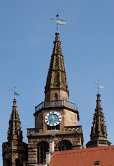 Fototapeta na wymiar Kościół św Gumbertus Ansbach