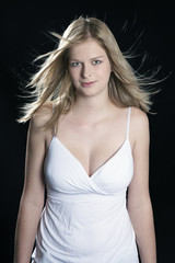 Fototapeta premium Portrait of young lady