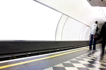  Advertising poster site in london underground © barneyboogles