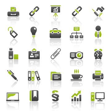 Green Business Icons - Set 3