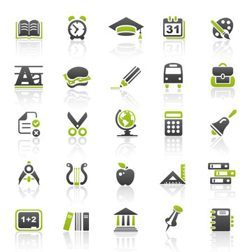 Green Education Icons - Set 5