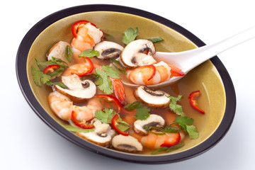 Hot-And-Sour Prawn Soup