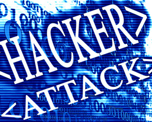 Fototapeta premium hacker attack