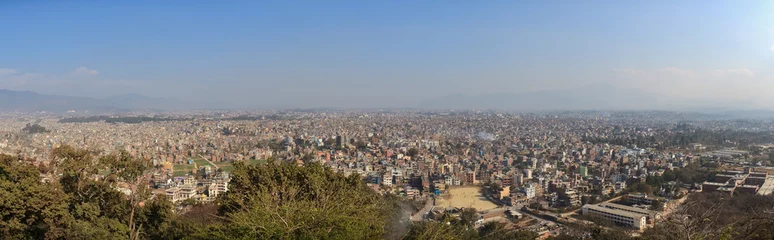 Deurstickers Kathmandu Panorama from Swayambhunath © Paul Liu