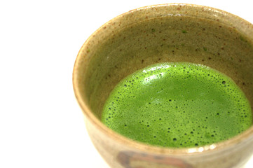抹茶のアップ