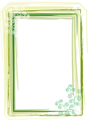 grüner Rahmen