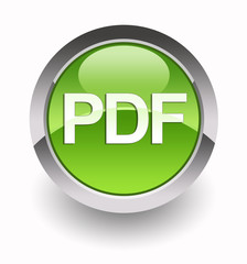 ''PDF'' glossy icon