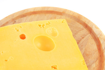 yellow cheese chunk